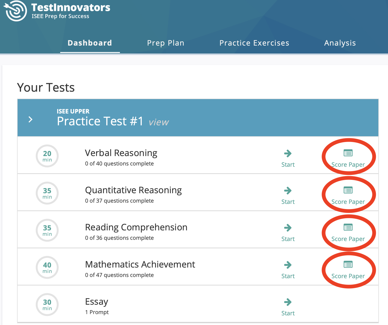 Two Ways to Score a Paper Test – Test Innovators