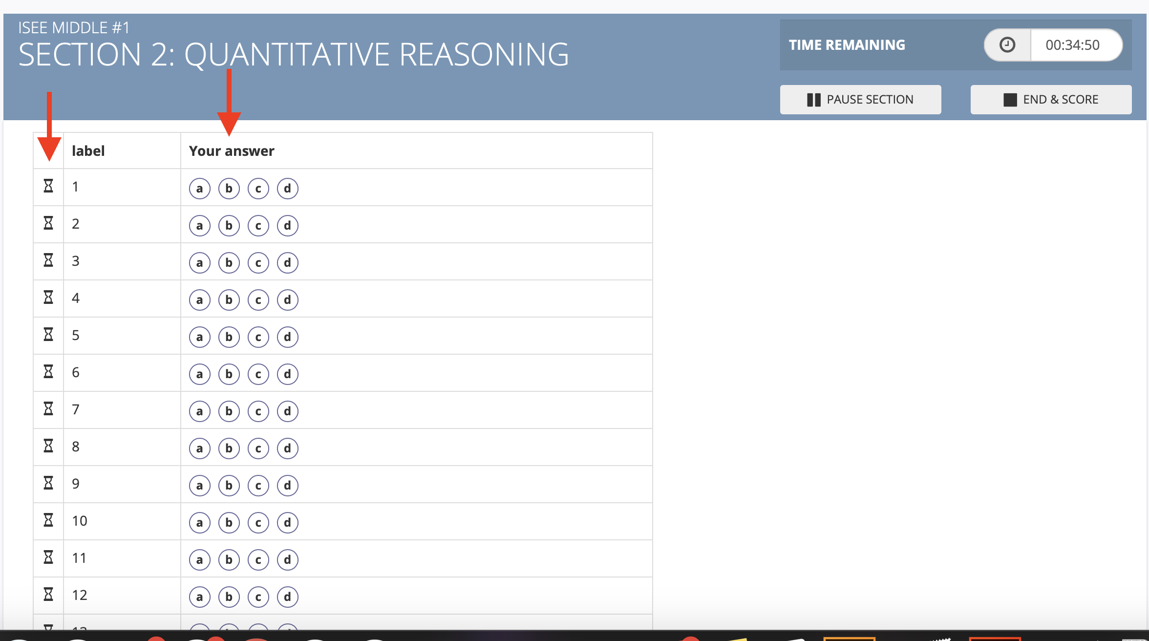 ISEE_Hourglass_and_Answer_on_Scoring_Paper_Test.png